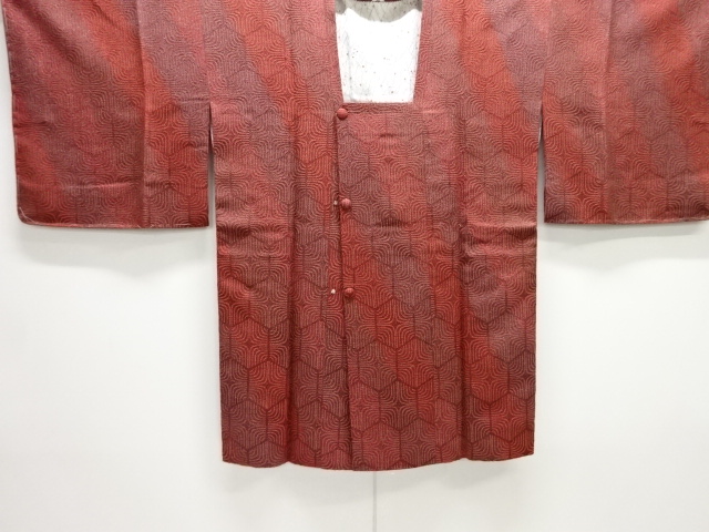 のり散らし模様暈し道行コート